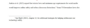 APA footnotes bottom of page